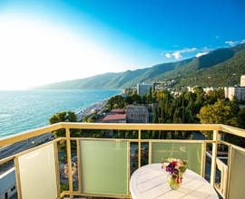 ГАГРА  Отель «Олива» с панорамным видом на горы и море Автобус