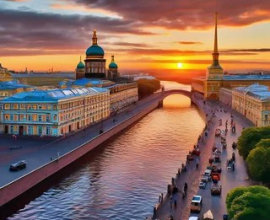 Блистательный Санкт-Петербург ! Автобусом