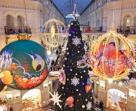 Рождество в Москве - романтика столицы, тур выходного дня  Стоимость тура:  55 $ + 200 BYN