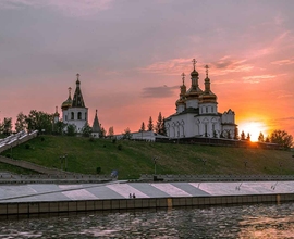 Псков и Пушкинские горы
